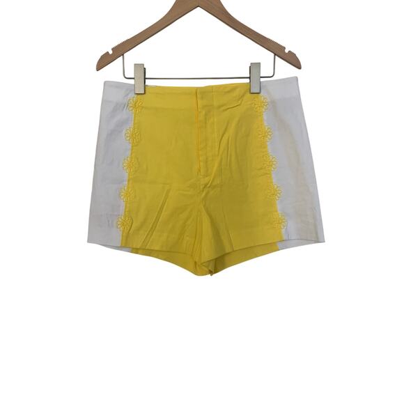 NWT Anthropologie Maeve Surf City Linen Blend Embellished Shorts - Picture 4 of 7